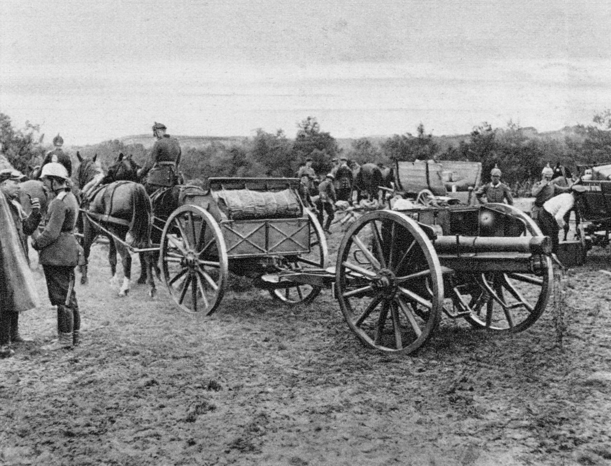 Saksan tykistö, ensimmäinen maailmansota, 1915 tekijältä Unbekannt