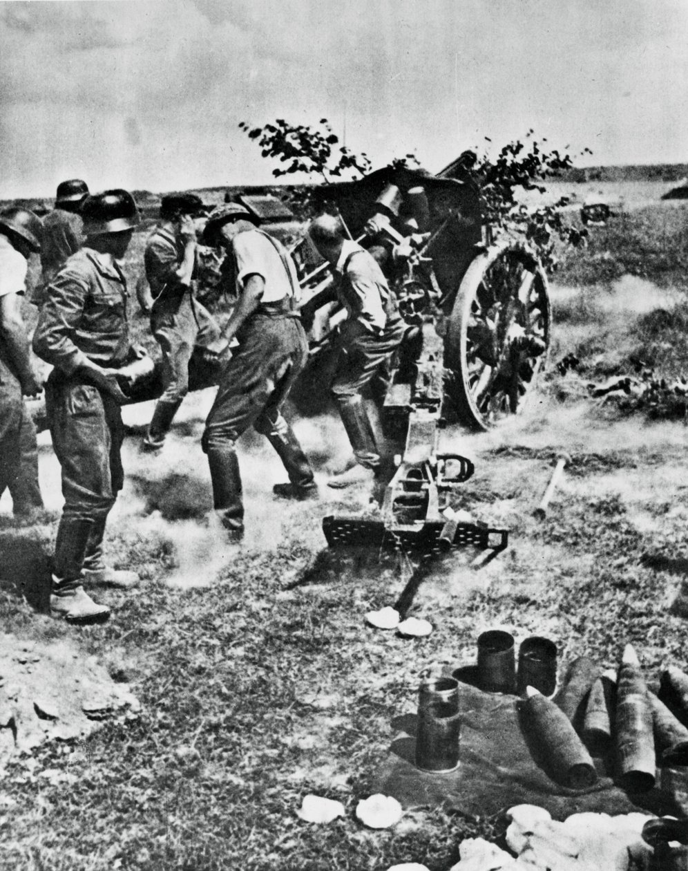 Saksalainen tykistö toiminnassa itärintamalla, 1941 tekijältä Unbekannt