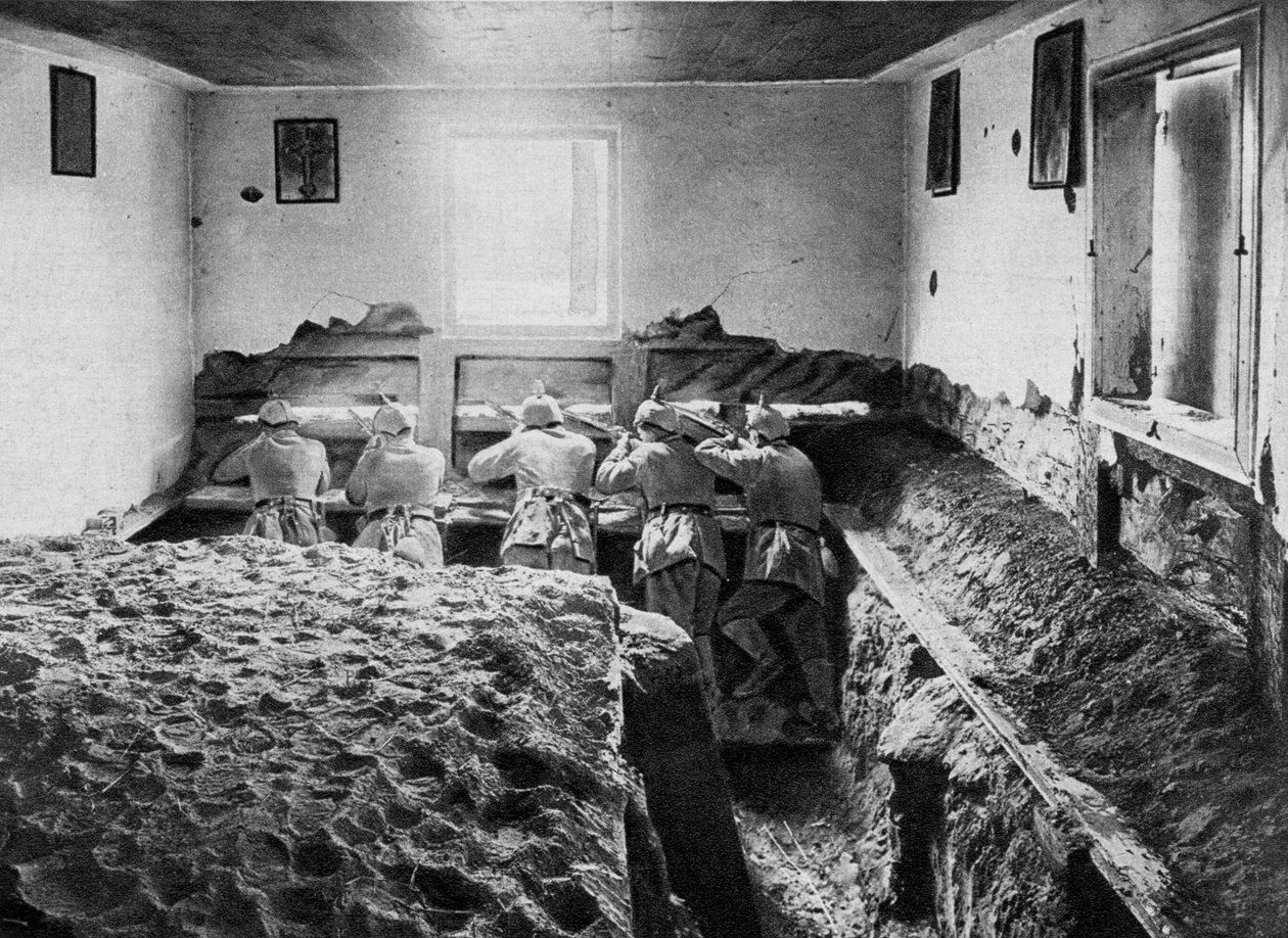 Saksan puolustusasema Veikselillä, Puola, ensimmäinen maailmansota, 1915 tekijältä Unbekannt