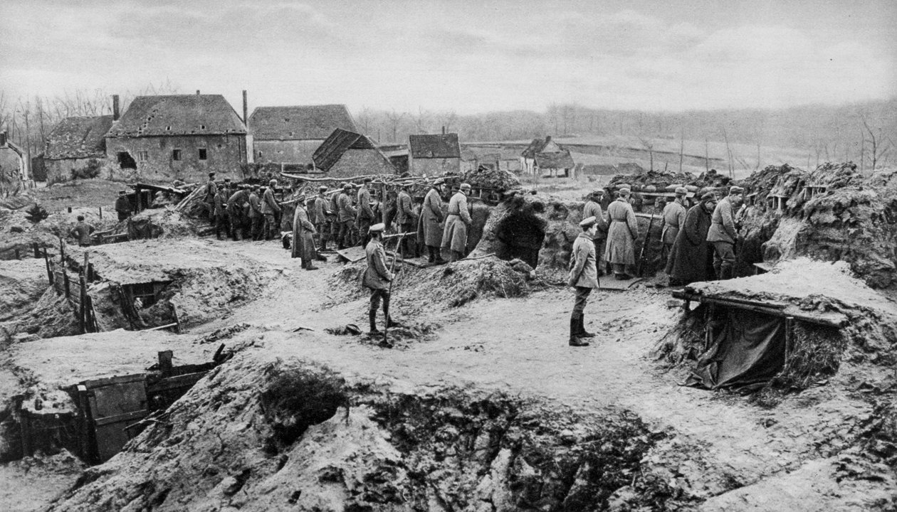 Saksan jalkaväen suojat, ensimmäinen maailmansota, 1915 tekijältä Unbekannt