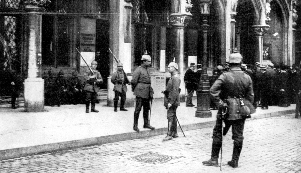 Saksan Brysselin miehitys, ensimmäinen maailmansota, 1914 tekijältä Unbekannt