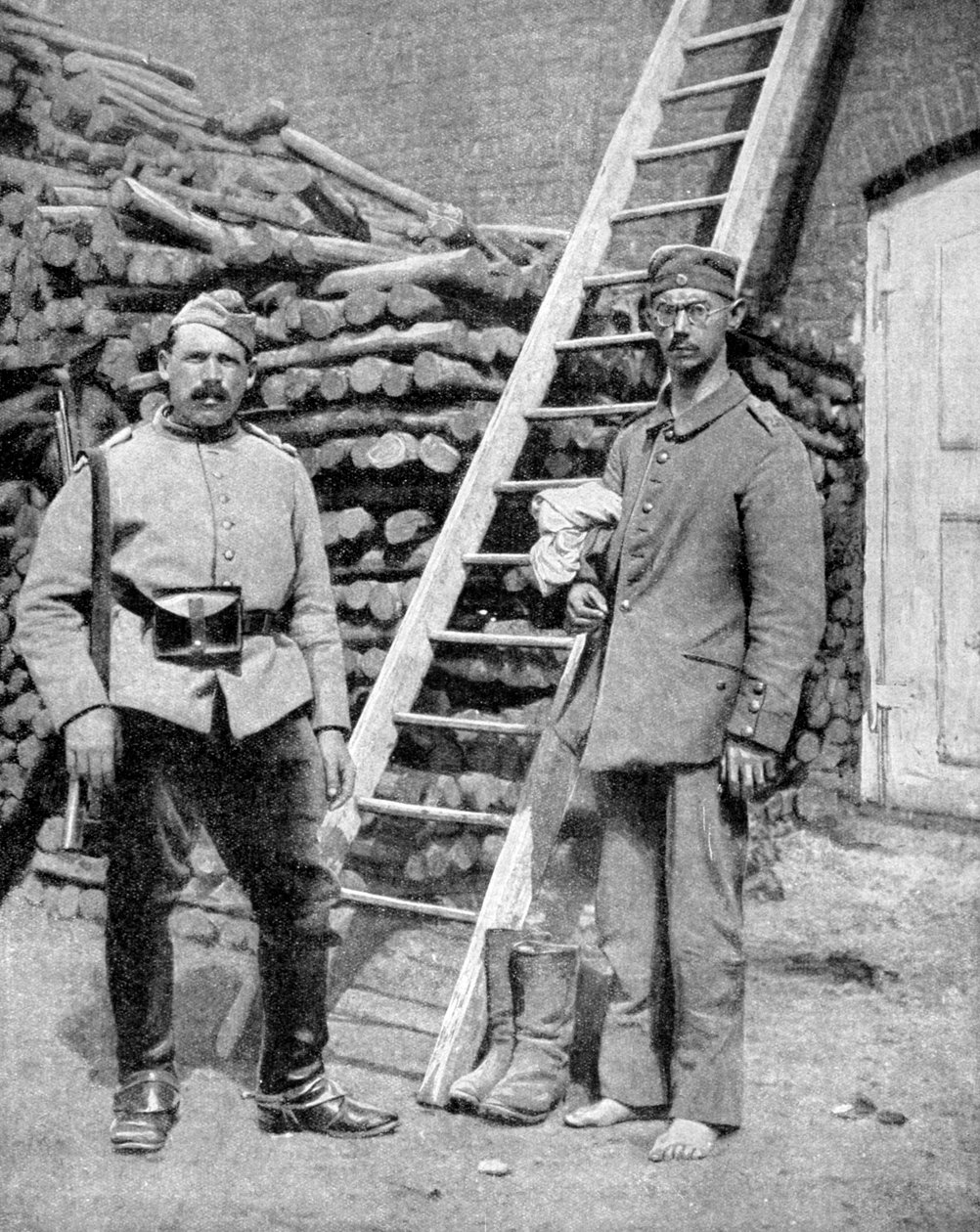 Saksalainen sotavanki ja vartija, Ensimmäinen maailmansota, 1915 tekijältä Unbekannt