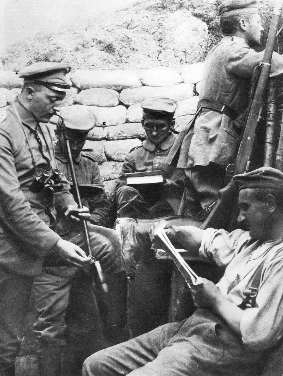 Saksalaiset sotilaat, ensimmäinen maailmansota, 1914-1918 tekijältä Unbekannt