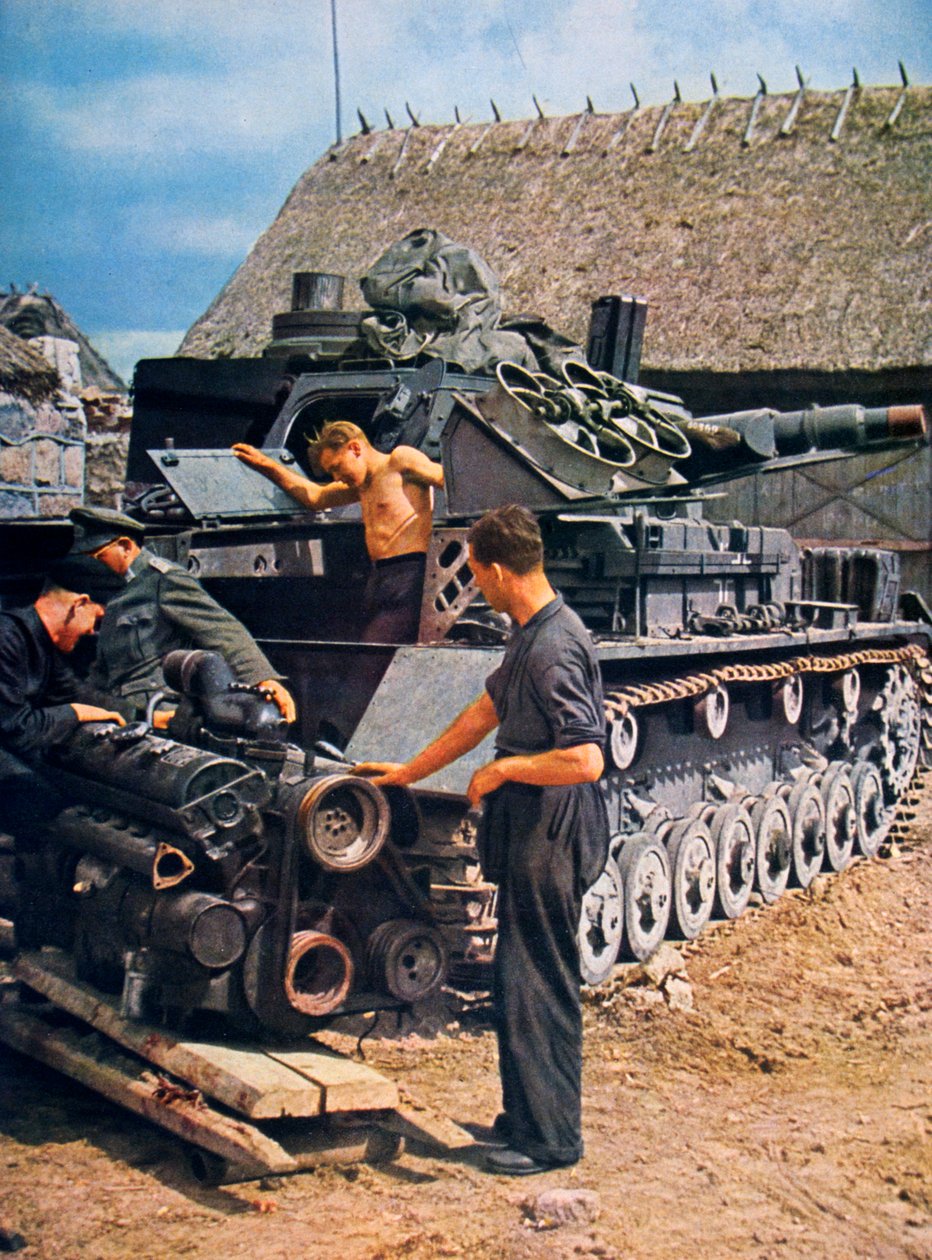 Saksalaiset sotilaat miehitetyssä Ranskassa, 1943 tekijältä Unbekannt