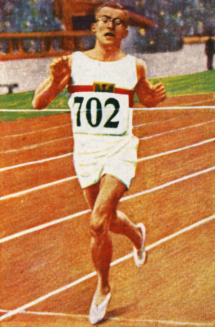 Saksalainen pikajuoksija Joachim Buchner, 1928. tekijältä Unbekannt