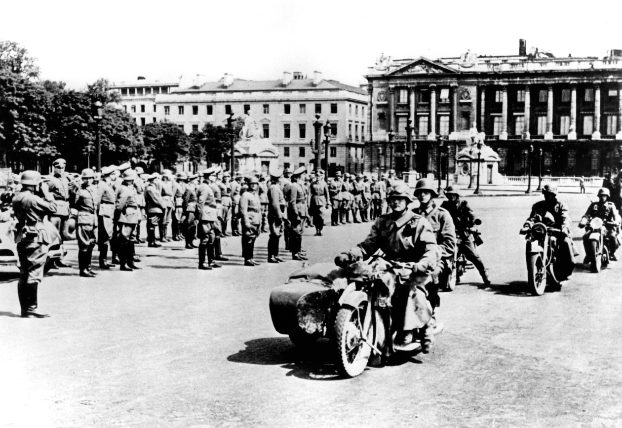 Saksalaiset joukot Place de l