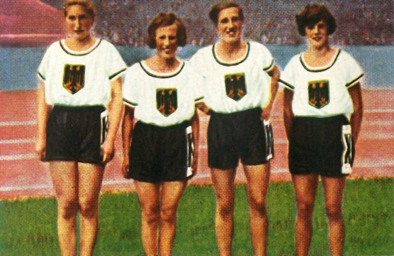 Saksan naisten 4x100 metrin viestijoukkue, 1928. tekijältä Unbekannt
