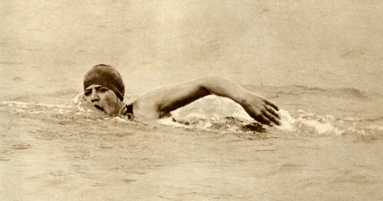 Gertrude Ederle, ensimmäinen nainen, joka ui kanavalla, 1926, 1935. tekijältä Unbekannt