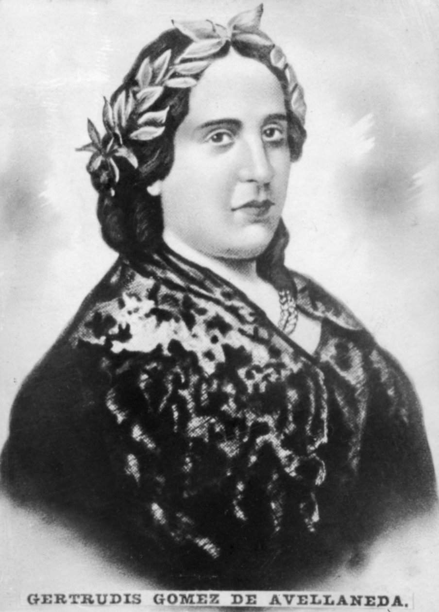 Gertrudis Gomez de Avellaneda, kuubalaissyntyinen espanjalainen kirjailija ja poliittinen aktivisti, c1910 tekijältä Unbekannt