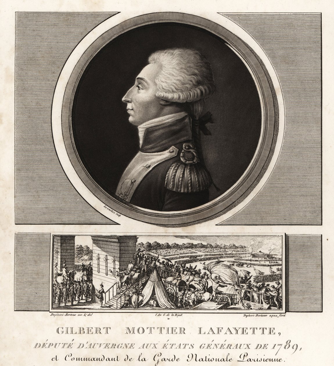 Gilbert Mottier Lafayette, Augergnen varajäsen Etats Generaux