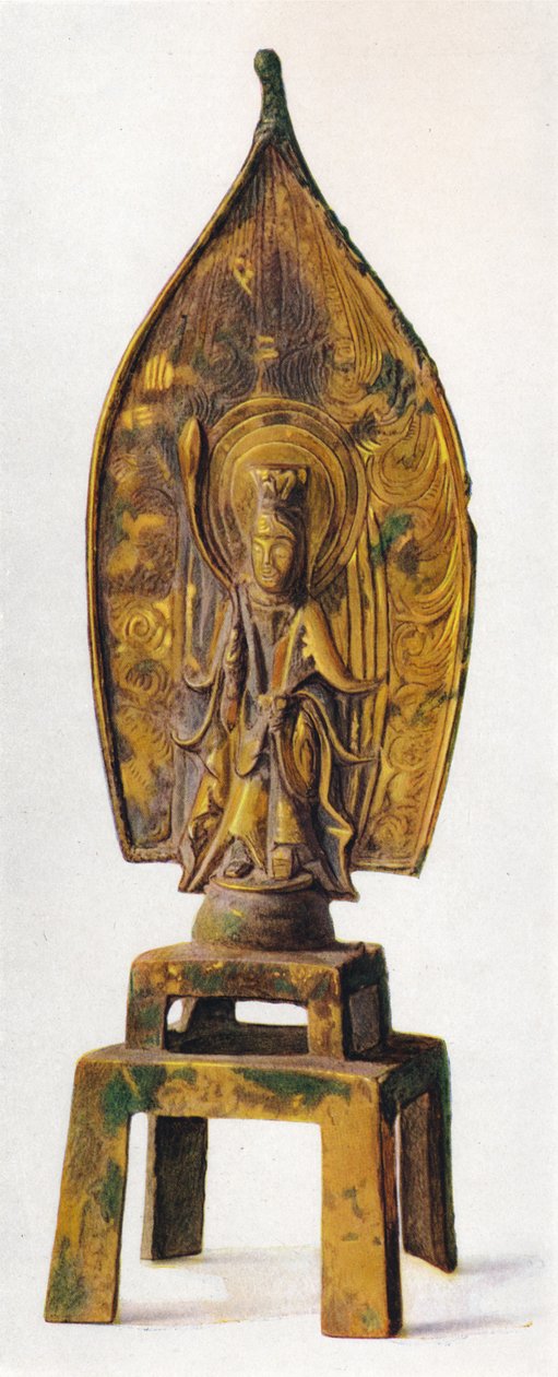 Gilt Bronze Figure of Kuan-Yin, 334 AD, 1936 tekijältä Unbekannt