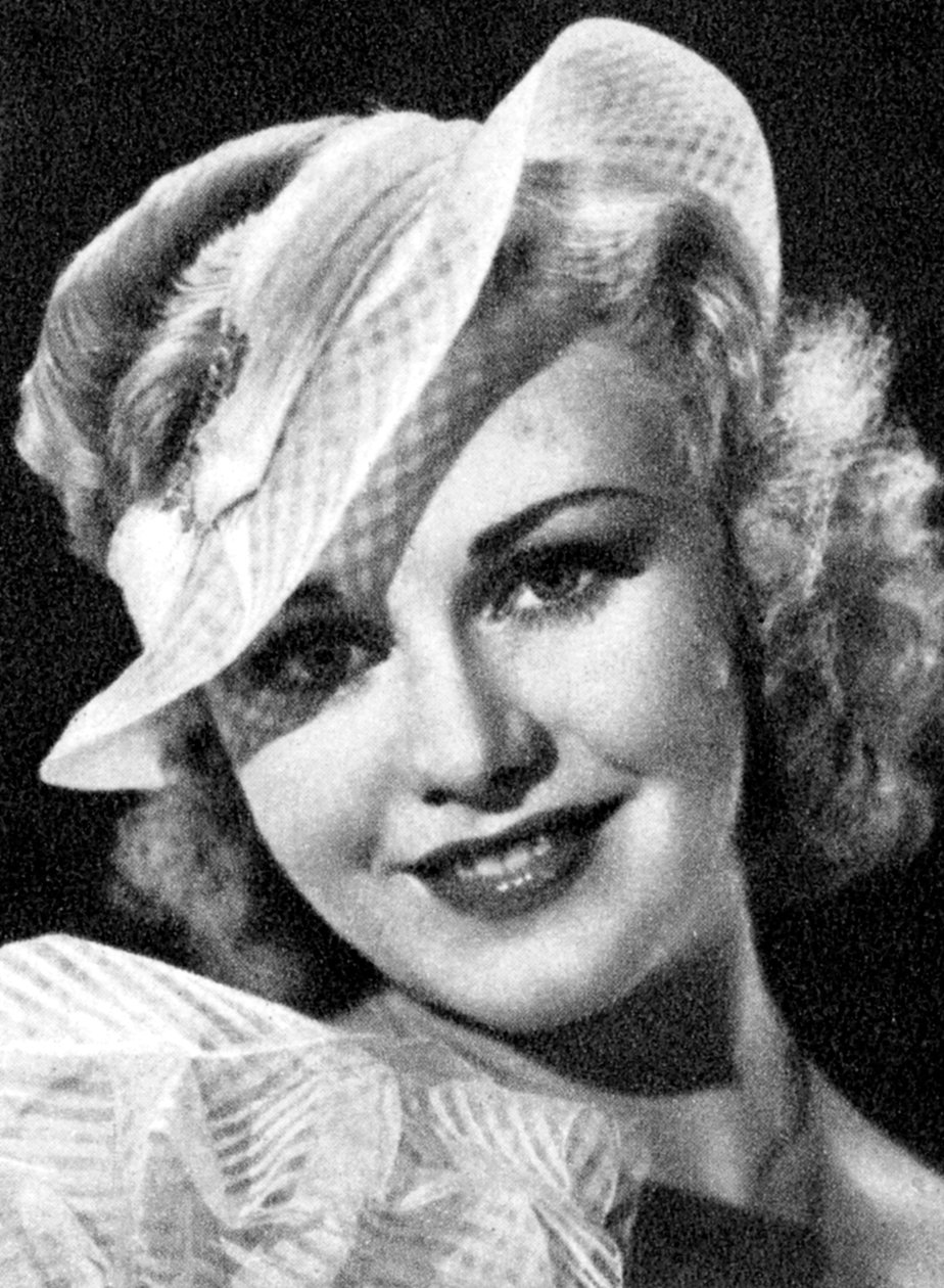 Ginger Rogers, yhdysvaltalainen näyttelijä, 1934-1935 tekijältä Unbekannt