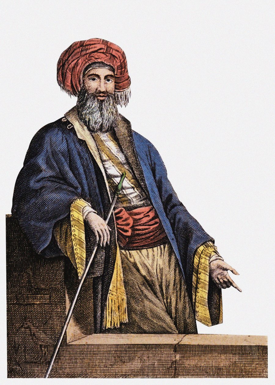 Giovanni Battista Belzoni 1778-1823 Frontispiece matkalta Egyptissä ja Nubiassa, 1825 tekijältä Unbekannt