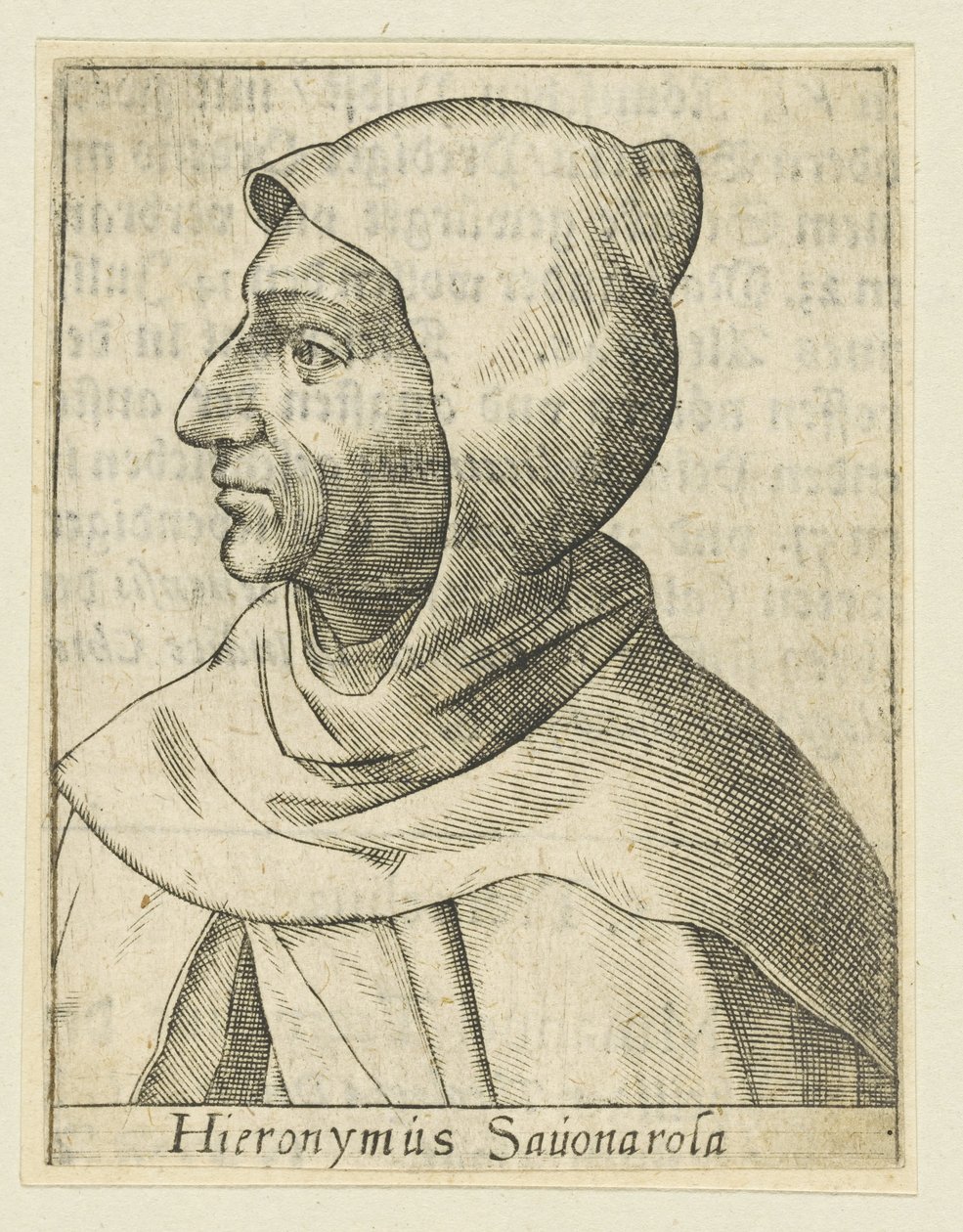 Girolamo Savonarola, n. 1600. tekijältä Unbekannt