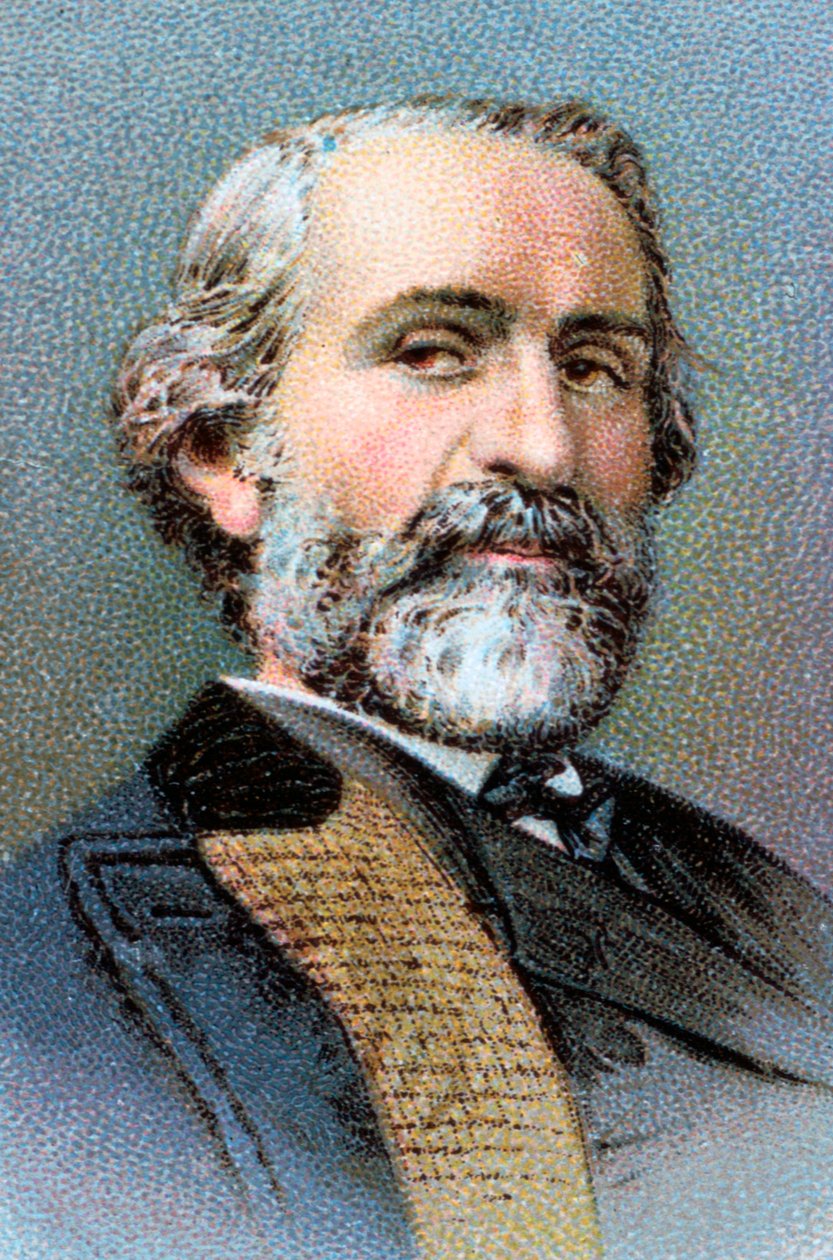 Giuseppe Verdi, 1800-luvun italialainen säveltäjä, 1914 tekijältä Unbekannt