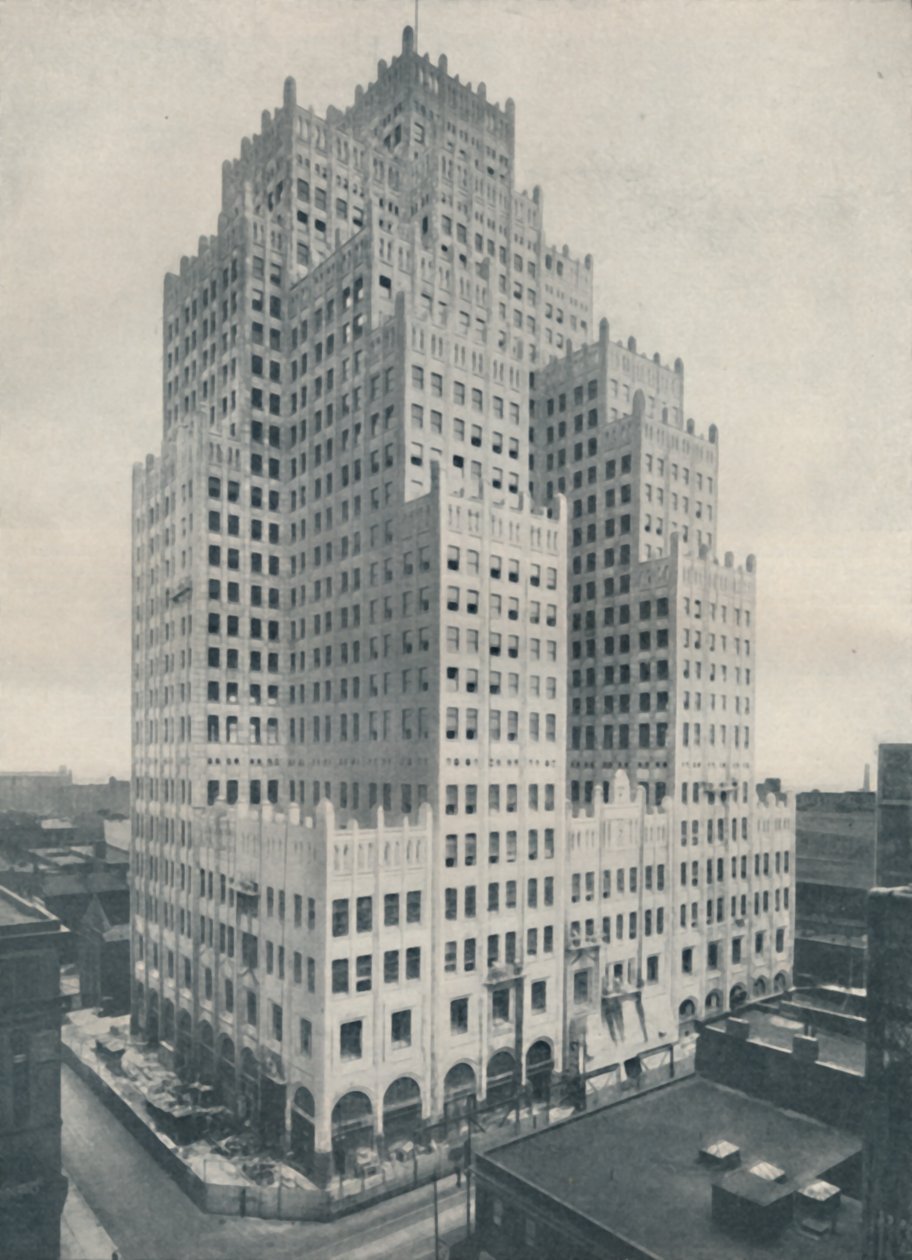 Pilvenpiirtäjän merkitys: Ryhmityt tornit St. Louisissa, n. 1935 tekijältä Unbekannt