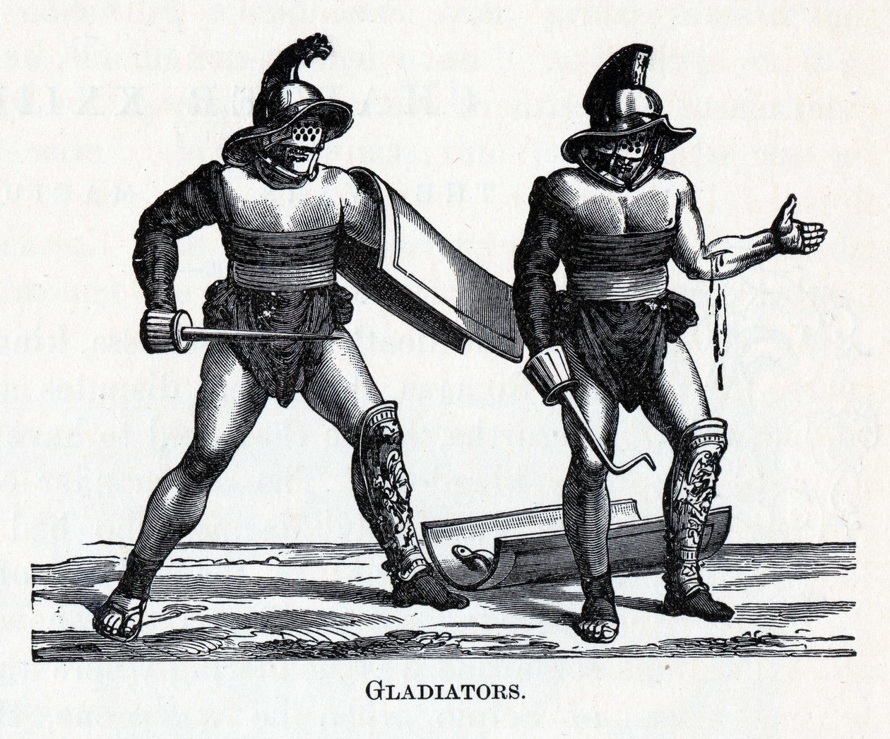 Gladiaattorit, 1882 tekijältä Unbekannt
