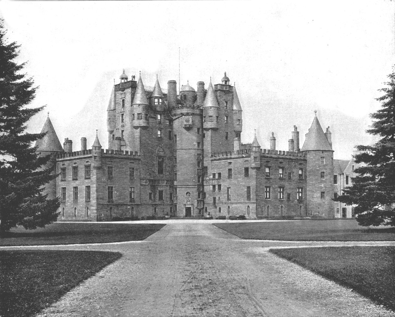 Glamis Castle, Forfar, Skotlanti, 1894. tekijältä Unbekannt