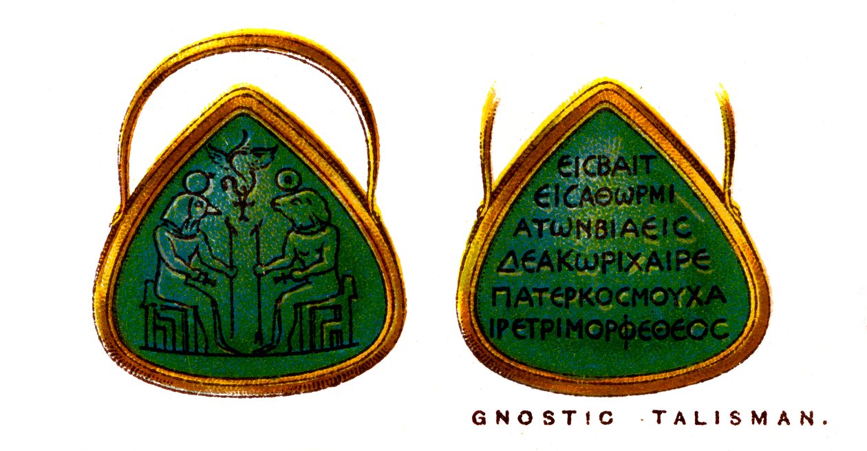 Gnostinen talisman, 1923 tekijältä Unbekannt