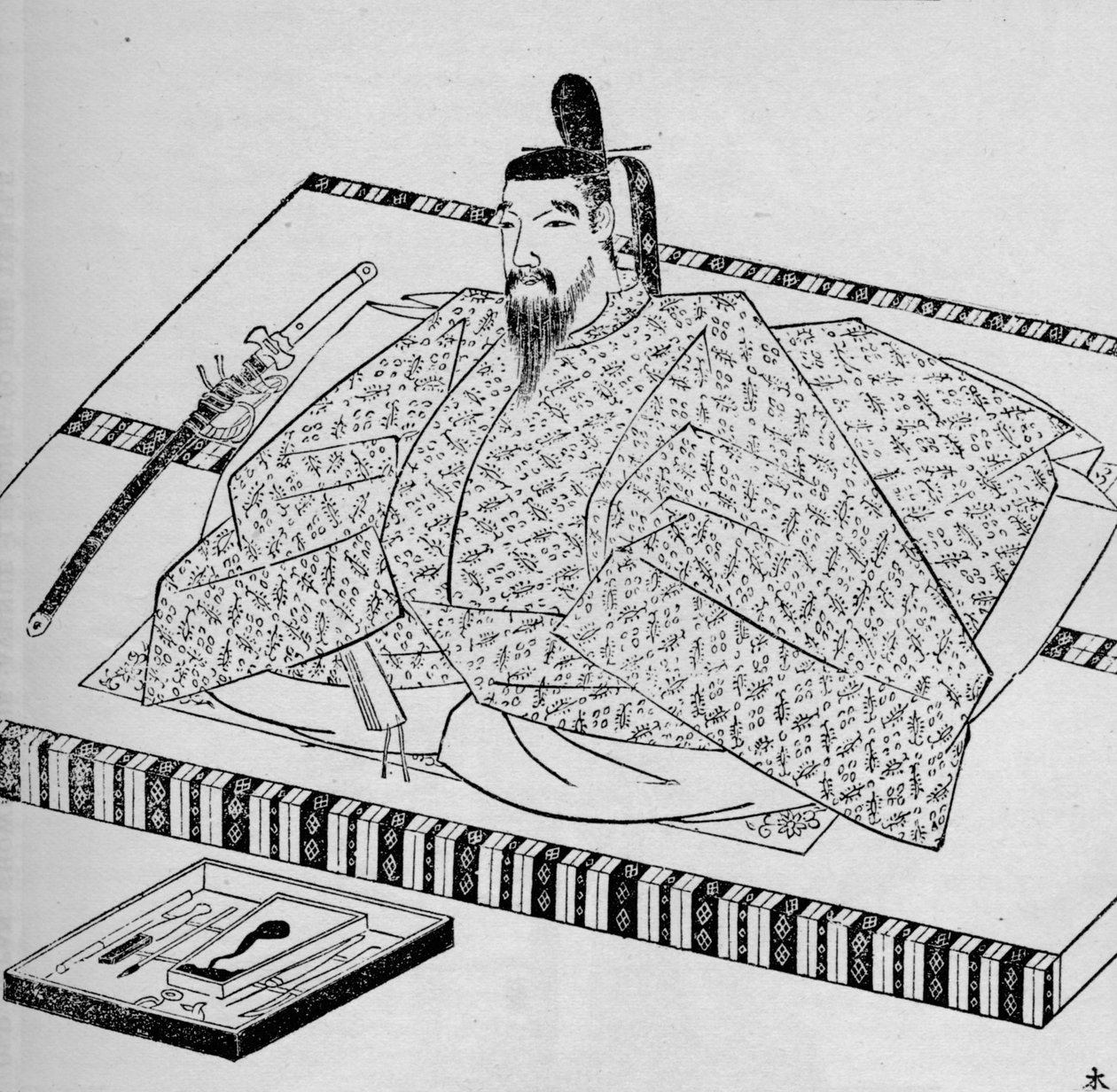 Go-Daigo, Japanin keisari, 1907 tekijältä Unbekannt