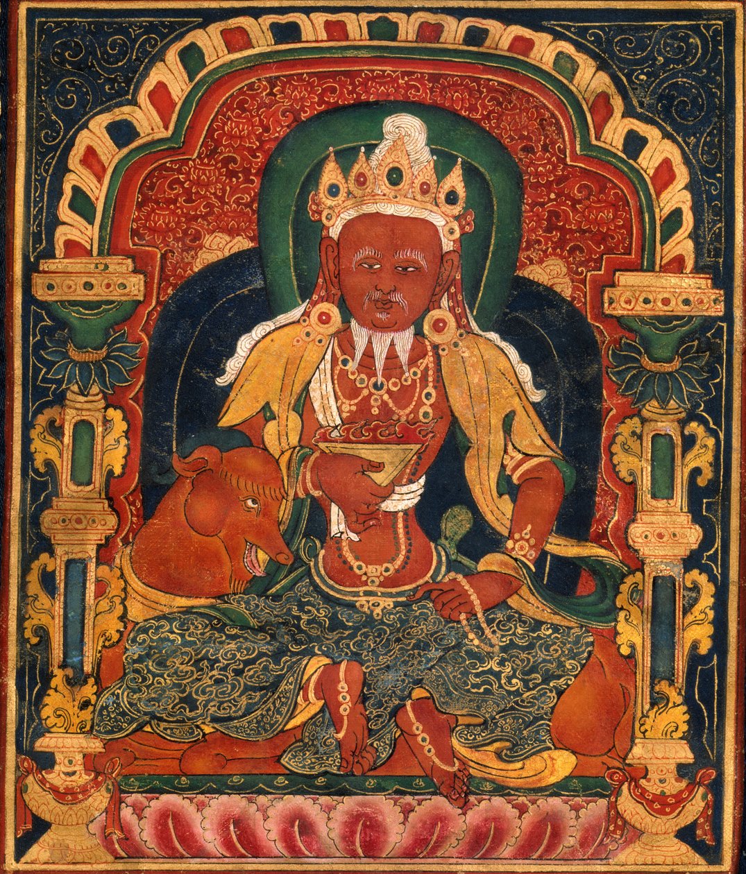 Tulen Jumala, Agni, lääketieteen Buddha Mandala tekijältä Unbekannt