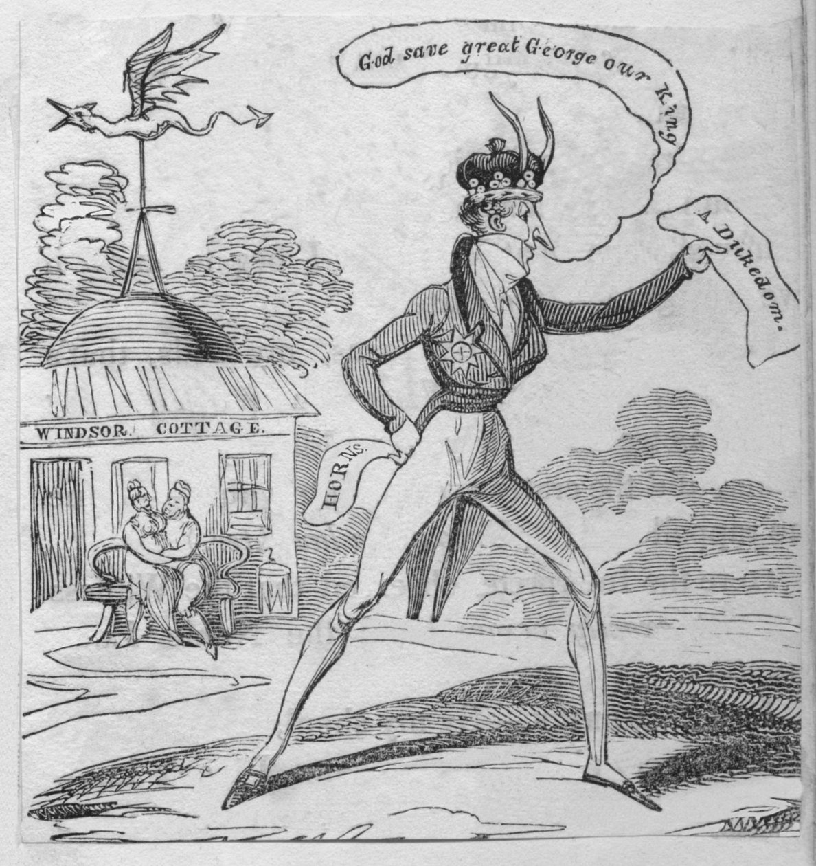 Jumala varjelkoon suurta Georgea, kuninkaamme, vuodelta 1820. tekijältä Unbekannt