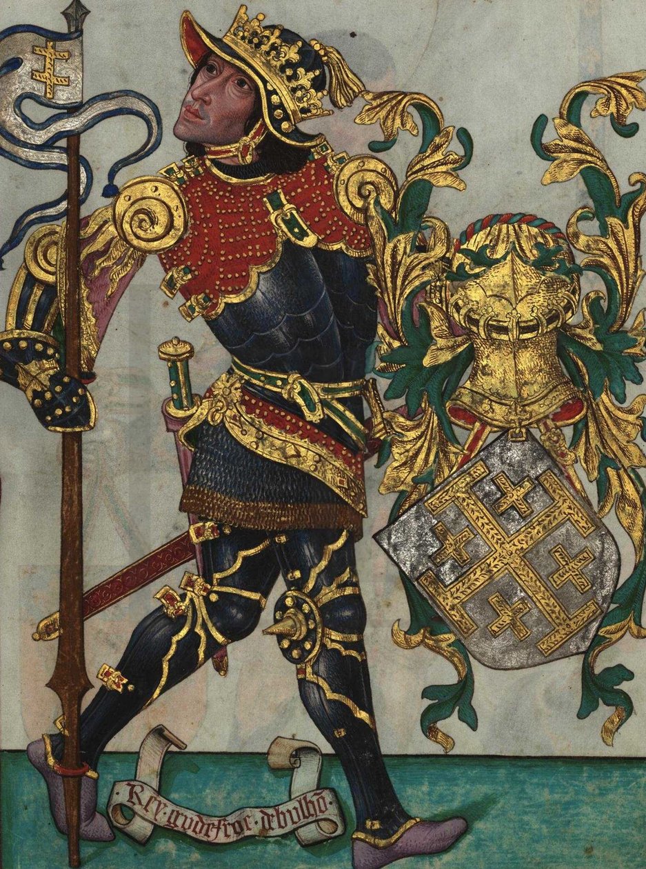 Godfrey of Bouillon Livro do Ameiro-Morista, 1509 tekijältä Unbekannt