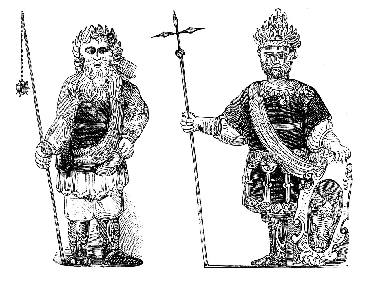 Gog ja Magog, Guildhall, Lontoo, 1902 tekijältä Unbekannt