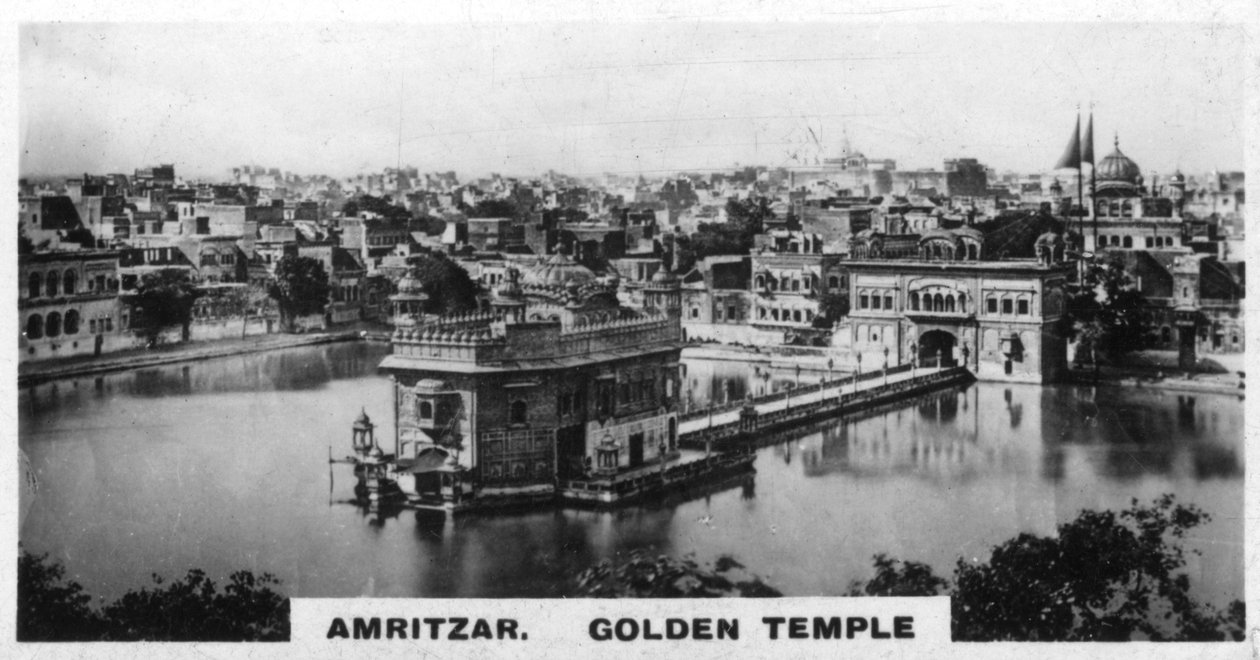 Kultainen temppeli, Amritsar, Intia, 1925 tekijältä Unbekannt