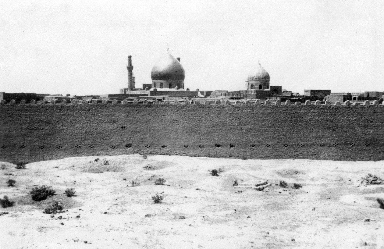 Samarran moskeijan kultainen kupoli, Mesopotamia, 1918 tekijältä Unbekannt