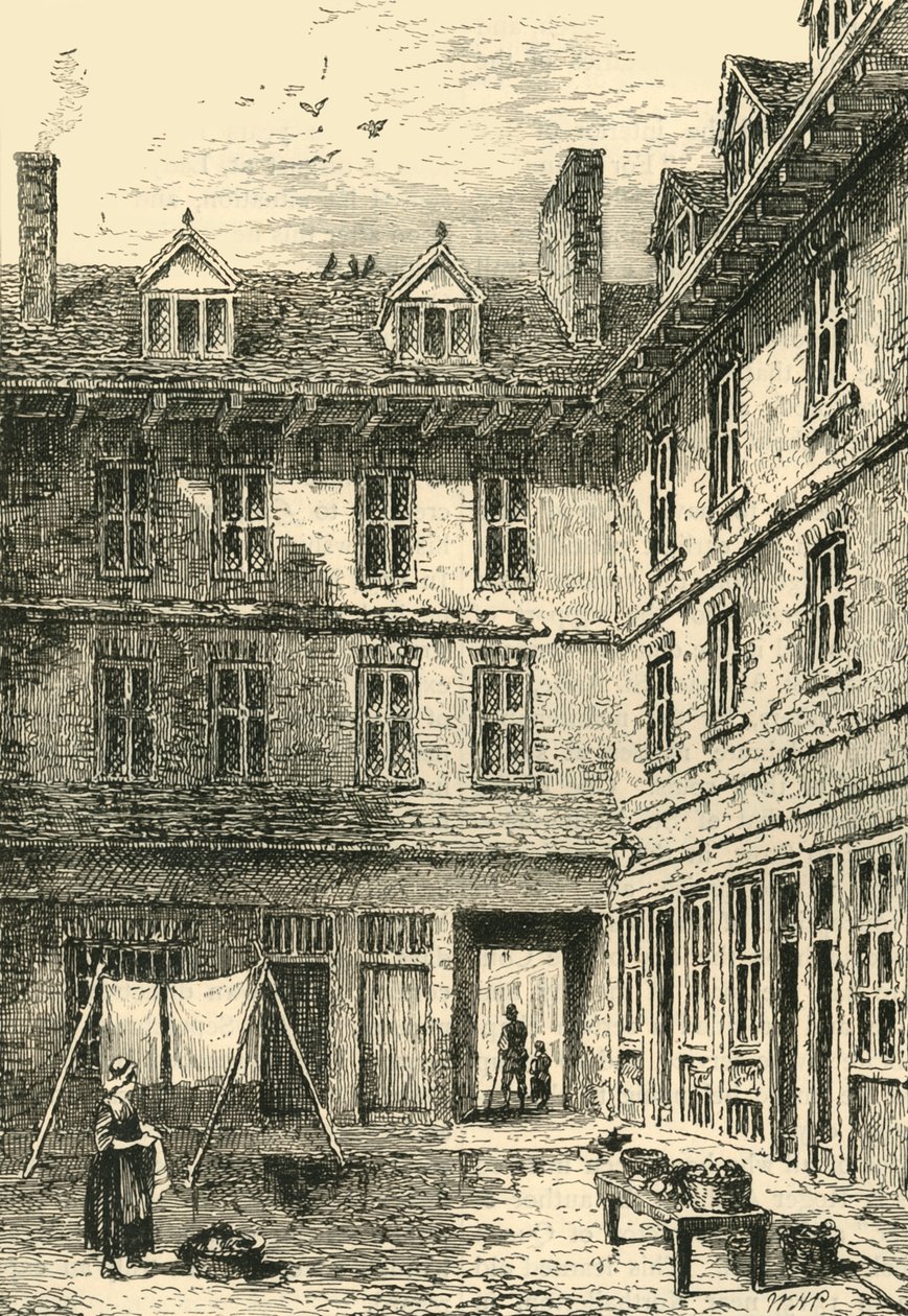 Goldsmiths House, Green Arbor Court, noin 1800, n. 1872. tekijältä Unbekannt