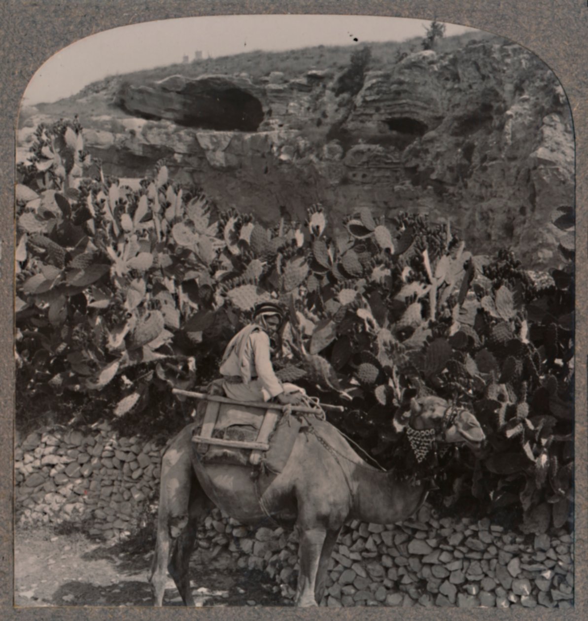 Golgata Pääkallon paikka, n. 1900 tekijältä Unbekannt
