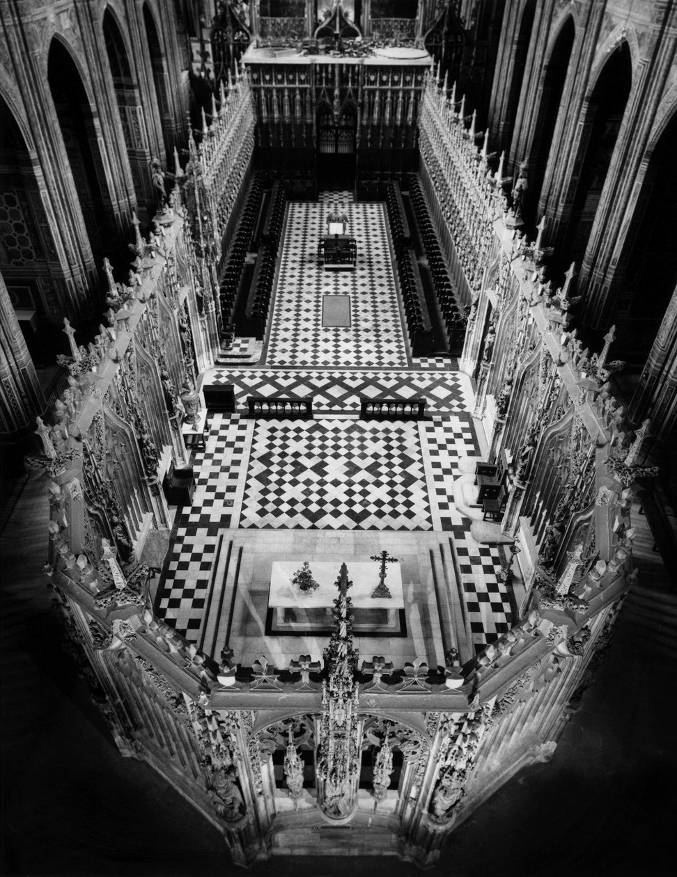 Goottilainen arkkitehtuuri: näkymä Cathedrale Saint Cecile d