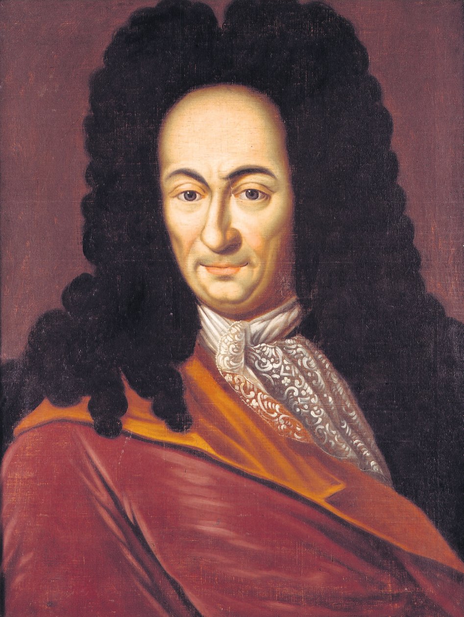 Gottfried Wilhelm Leibniz 1646-1716, n. 1710 tekijältä Unbekannt