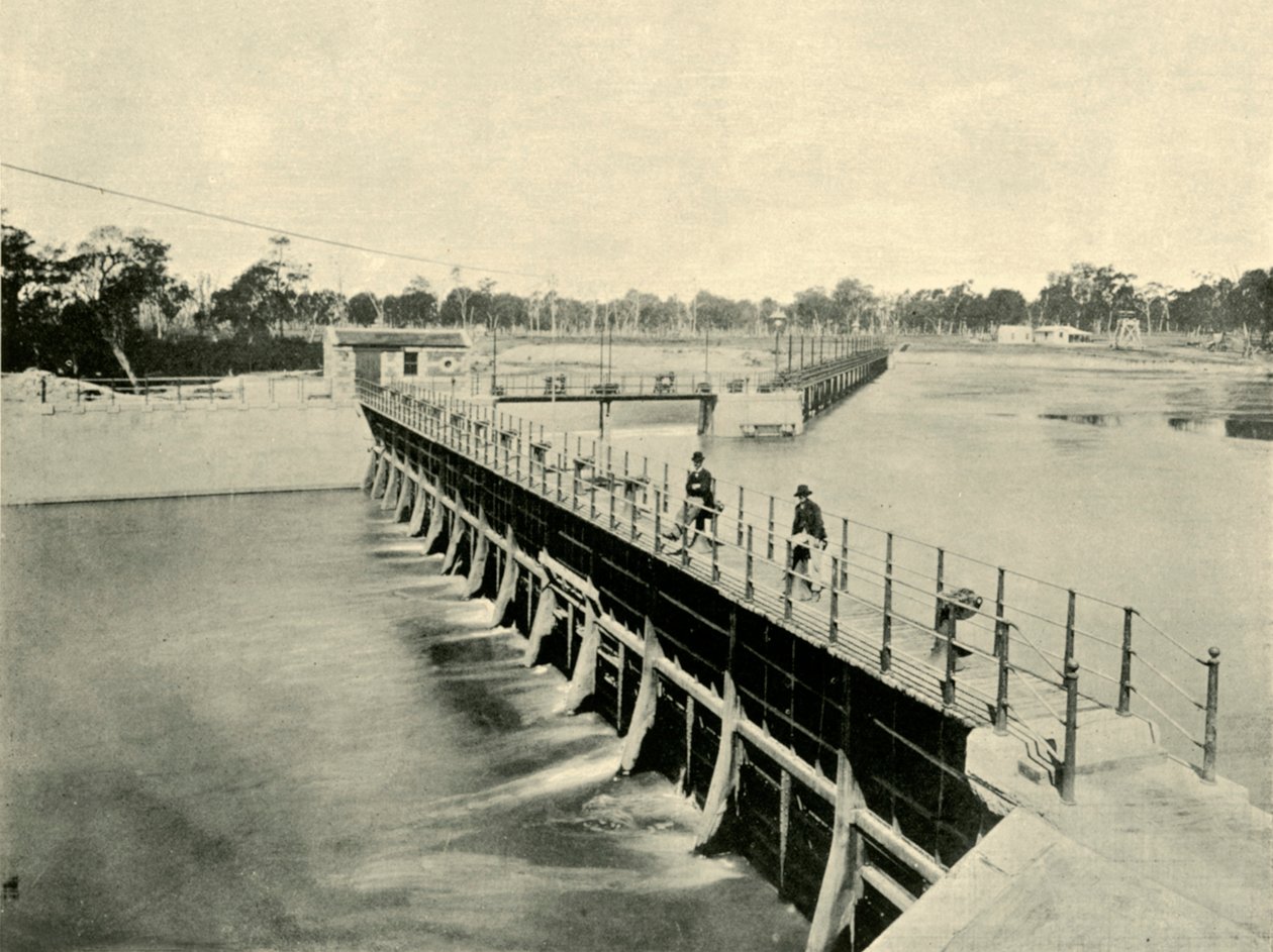 Goulburn Weir, Wahring, 1901. tekijältä Unbekannt