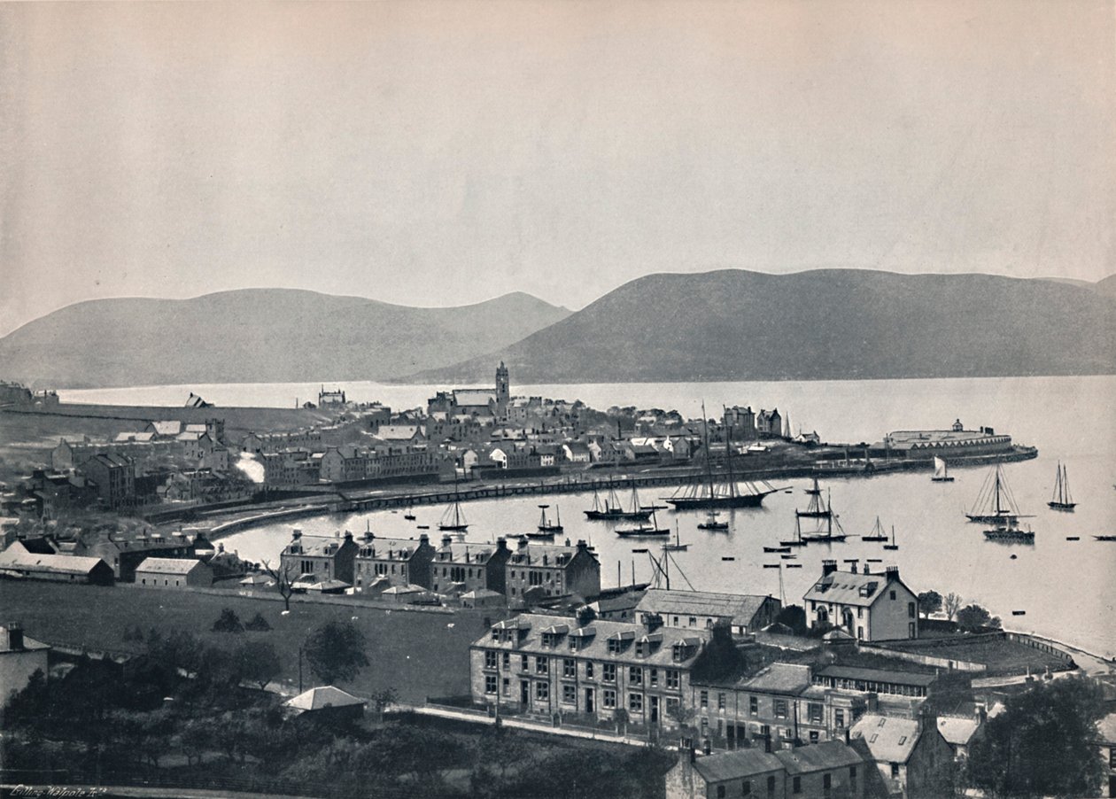 Gourock - Kaupunki ja satama, 1895 tekijältä Unbekannt