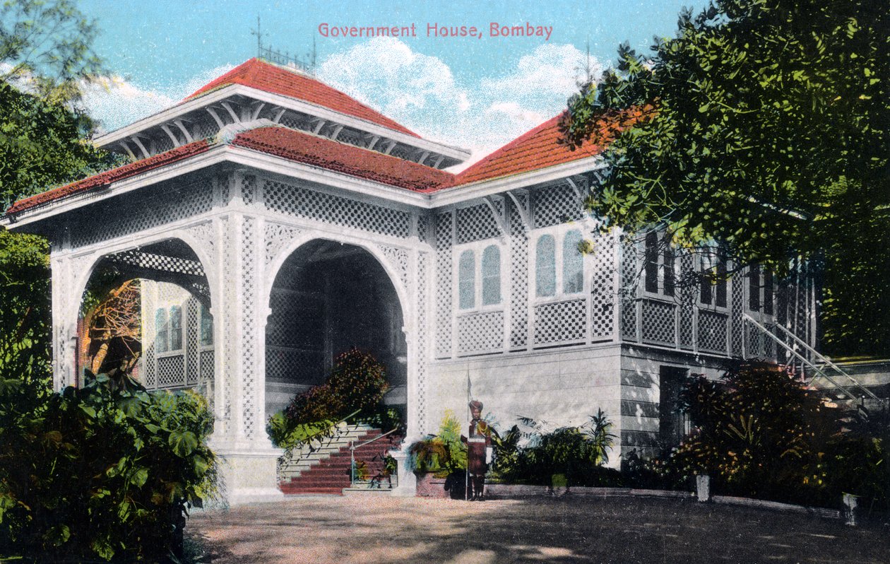 Hallitustalo, Bombay, Intia, 1900-luvun alku tekijältä Unbekannt
