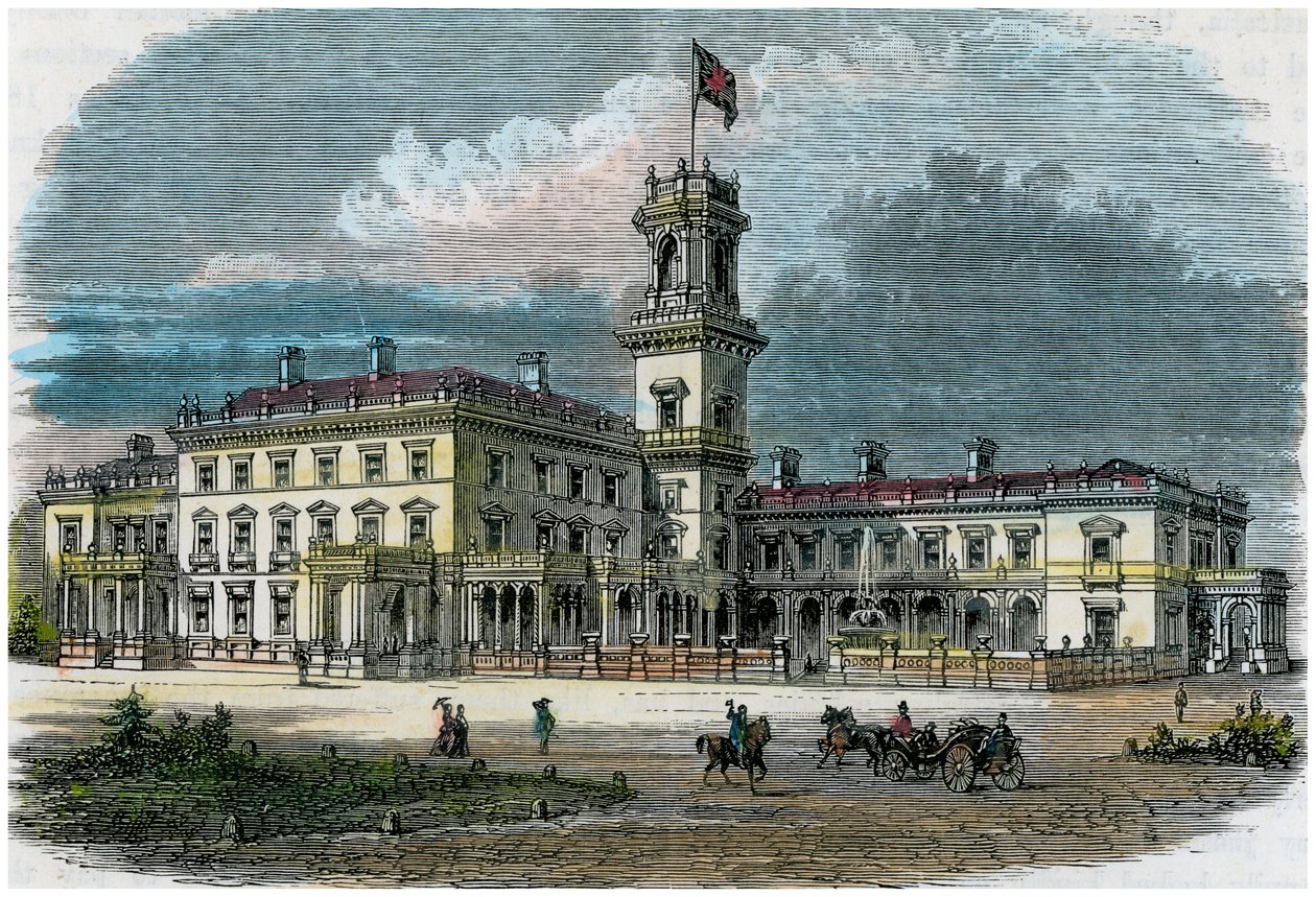 Hallituksen talo, Melbourne, Victoria, Australia, n. 1880 tekijältä Unbekannt