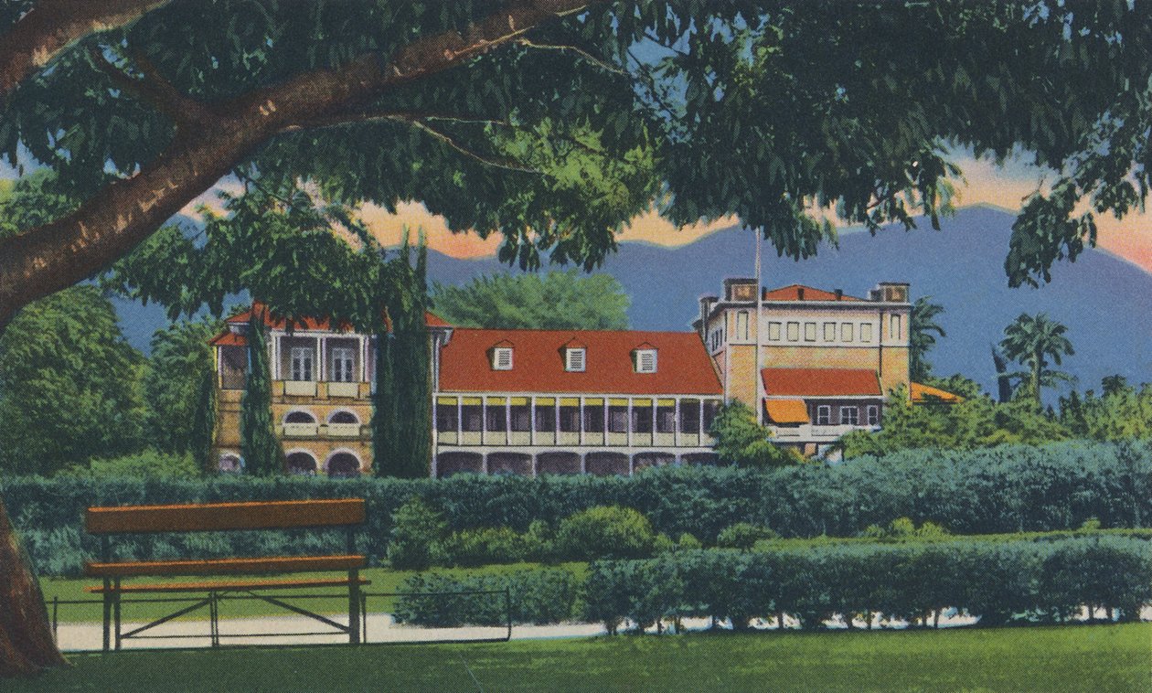 Governors Residence, Trinidad, B.W.I., 1940-luku. tekijältä Unbekannt
