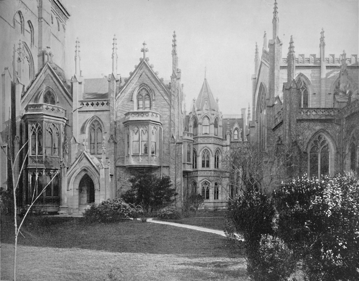 Grace Church and Rectory, New York, n. 1897. tekijältä Unbekannt