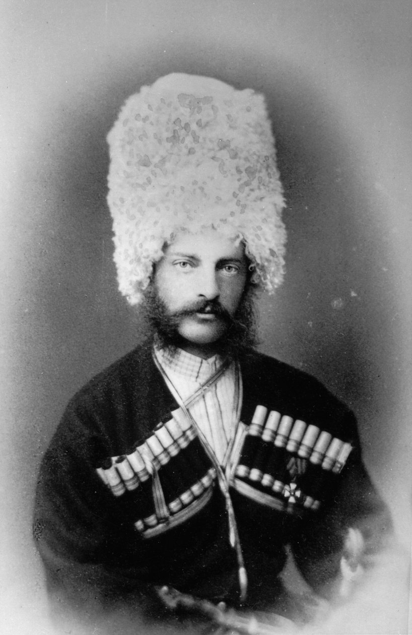 Venäjän suurherttua Mikael Nikolajevitš, c1863-c1865 tekijältä Unbekannt
