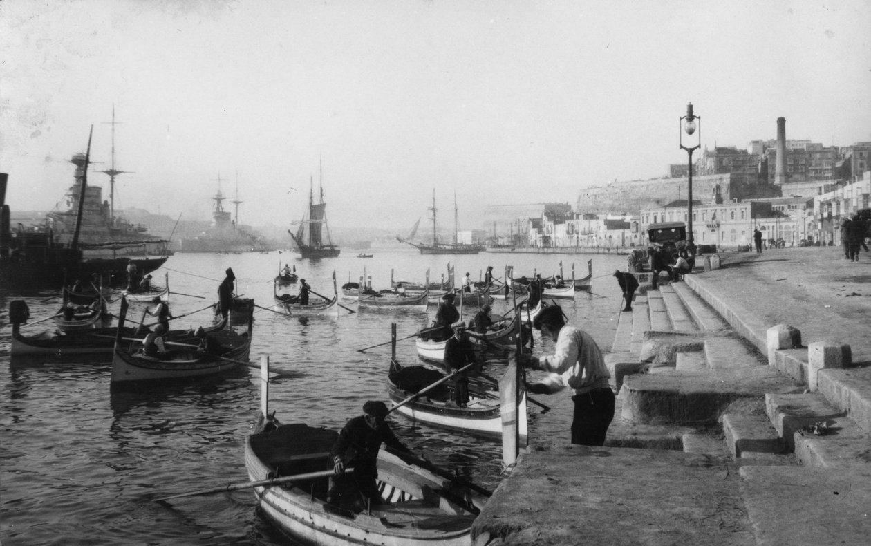Grand Harbour, Malta, 1937 tekijältä Unbekannt