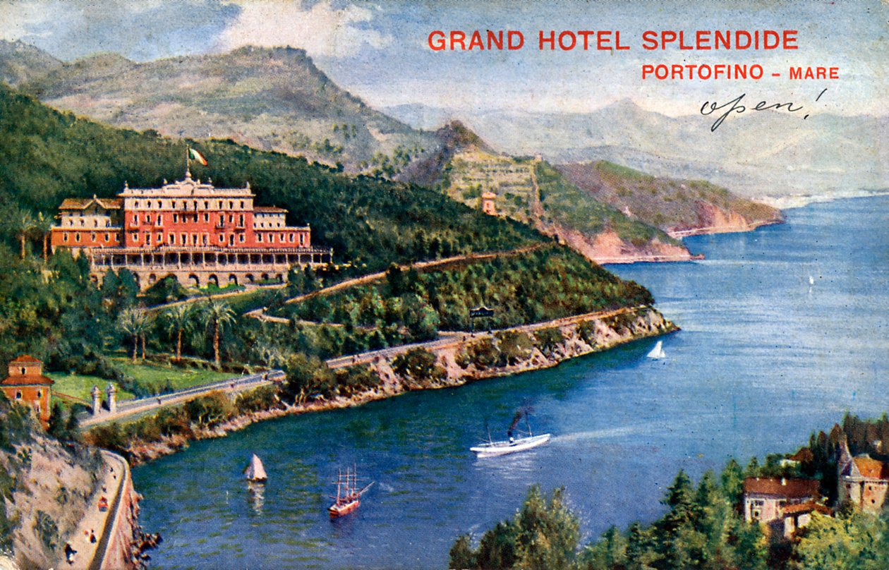 Grand Hotel Splendide, Portofino, Italia, 1900-luku tekijältä Unbekannt