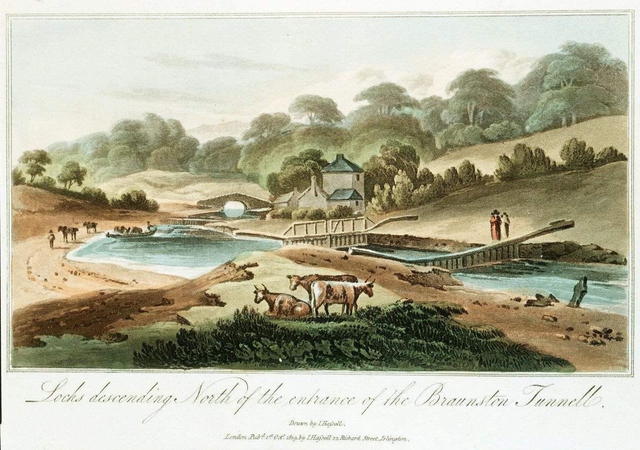 Grand Junction Canal, Northamptonshire, 1819 tekijältä Unbekannt