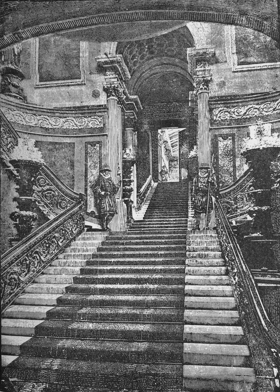 Grand Staircase, Buckinghamin palatsi, 1890 tekijältä Unbekannt