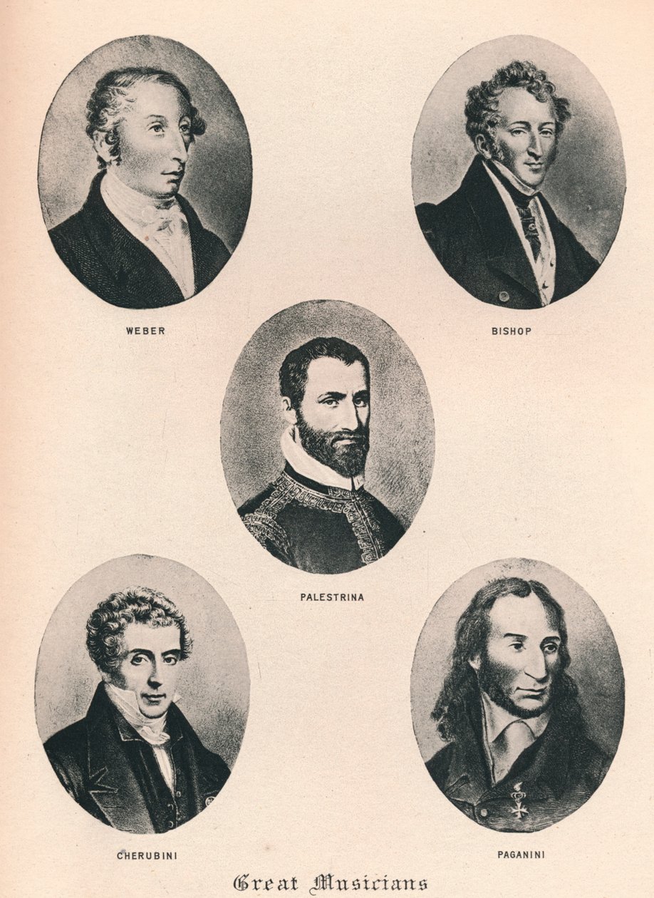 Suuret muusikot - levy XV, 1895 tekijältä Unbekannt