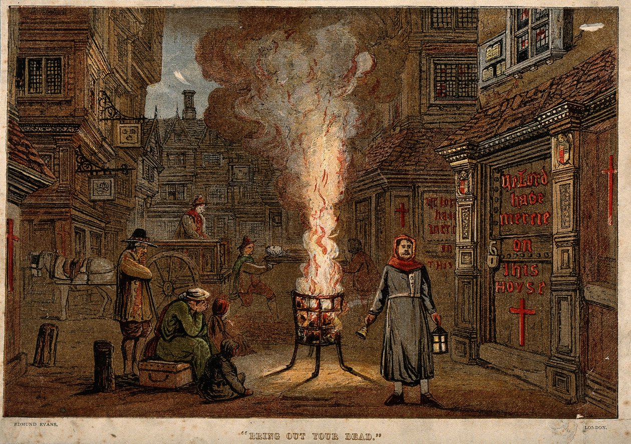 Suuri rutto Lontoossa, 1665 tekijältä Unbekannt