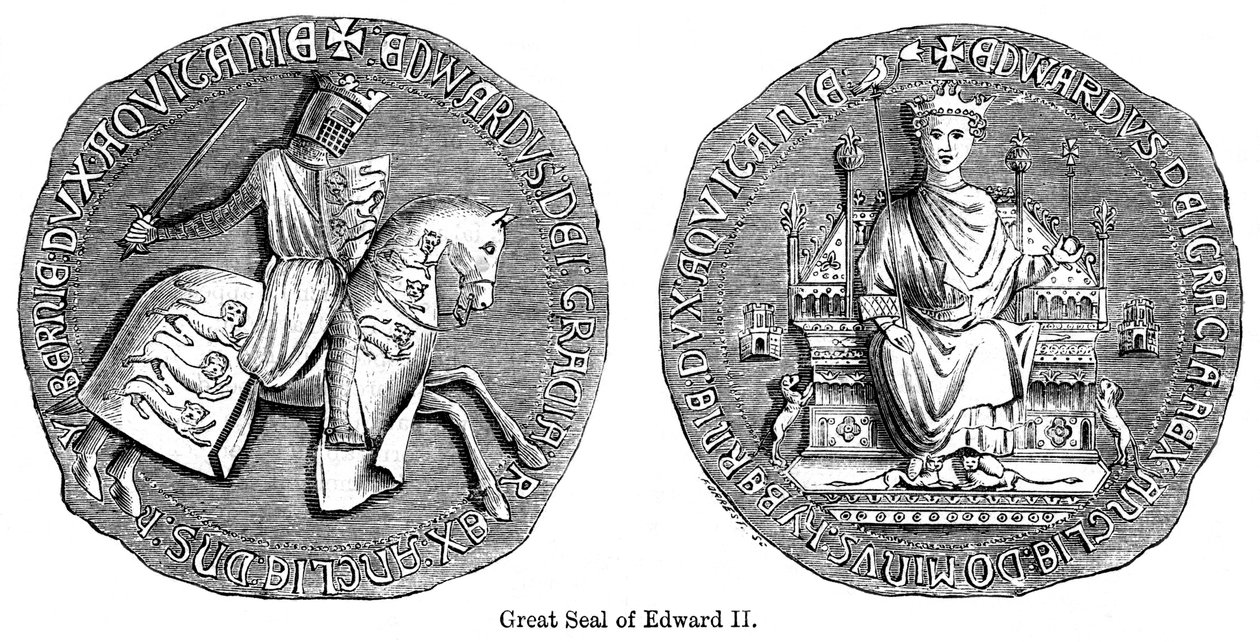 Edward II:n suuri sinetti tekijältä Unbekannt