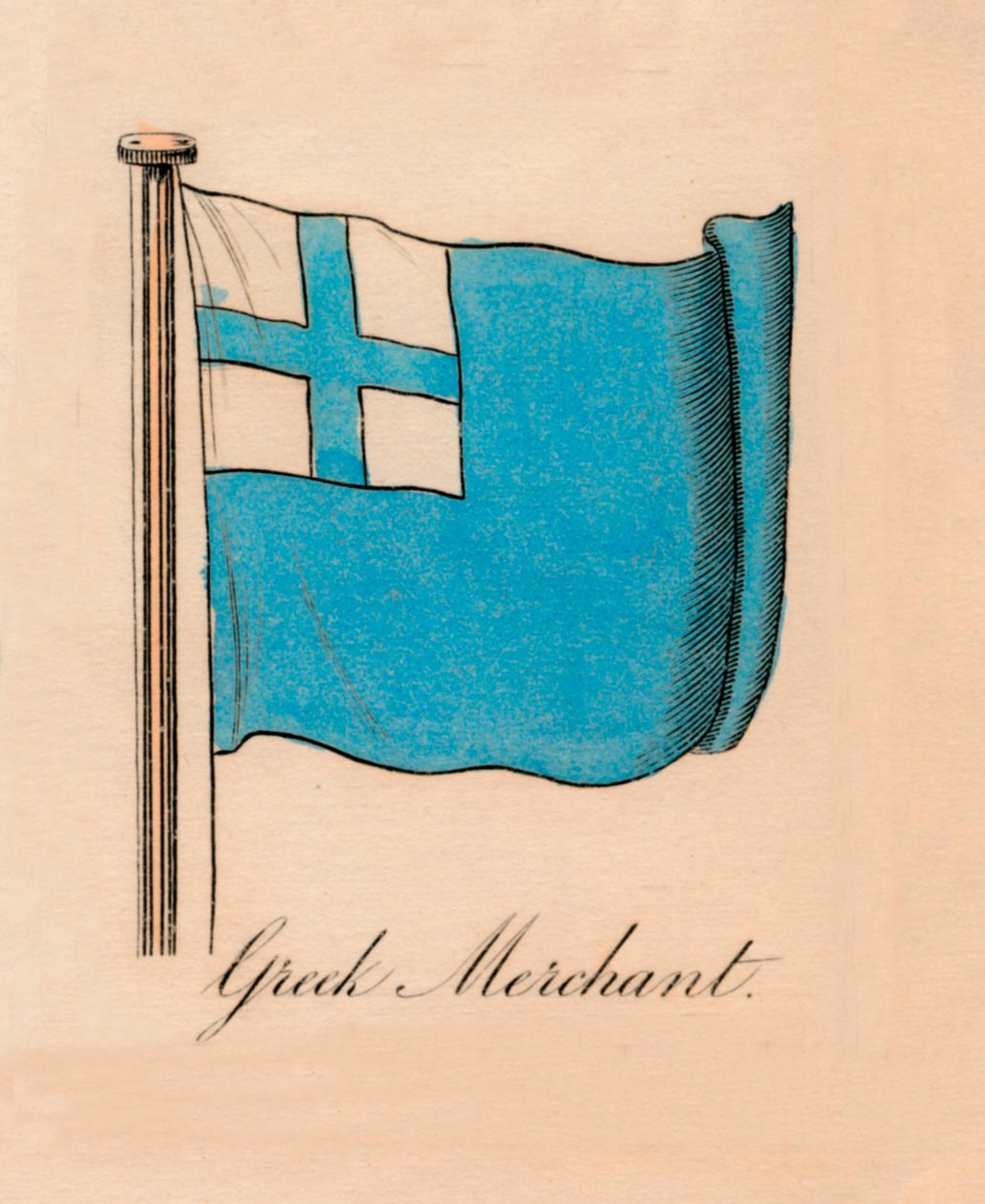 Kreikkalainen kauppias, 1838 tekijältä Unbekannt