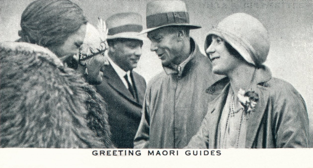 Tervehdys maorioppaat, 1927 1937 tekijältä Unbekannt
